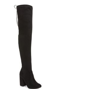 Over the Knee black Norri Steve Madden boots